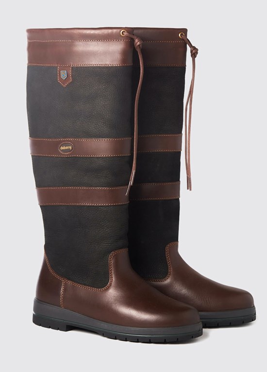 Bottes Voile Dubarry Galway ExtraFit™ Femme Noir Marron | 792863LBM