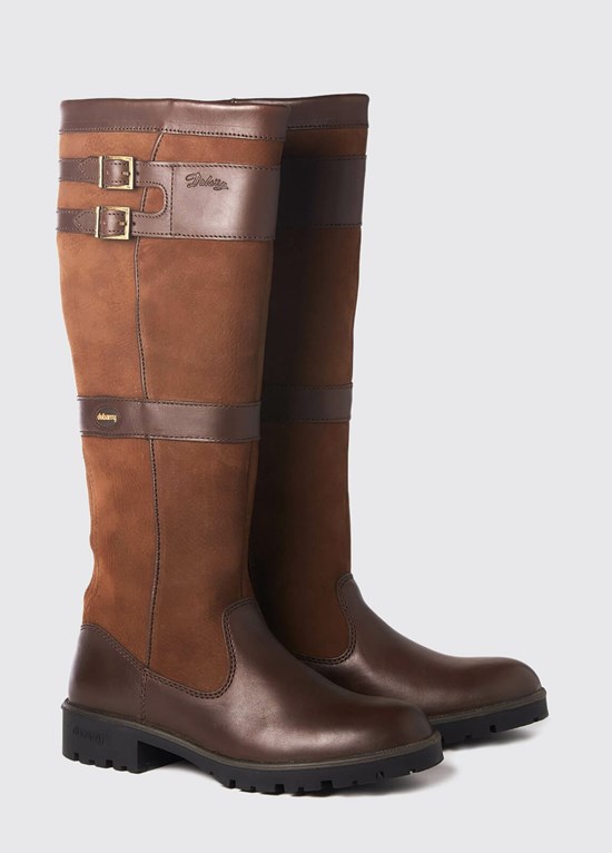 Bottes Voile Dubarry Longford Femme Marron | 950826UIZ