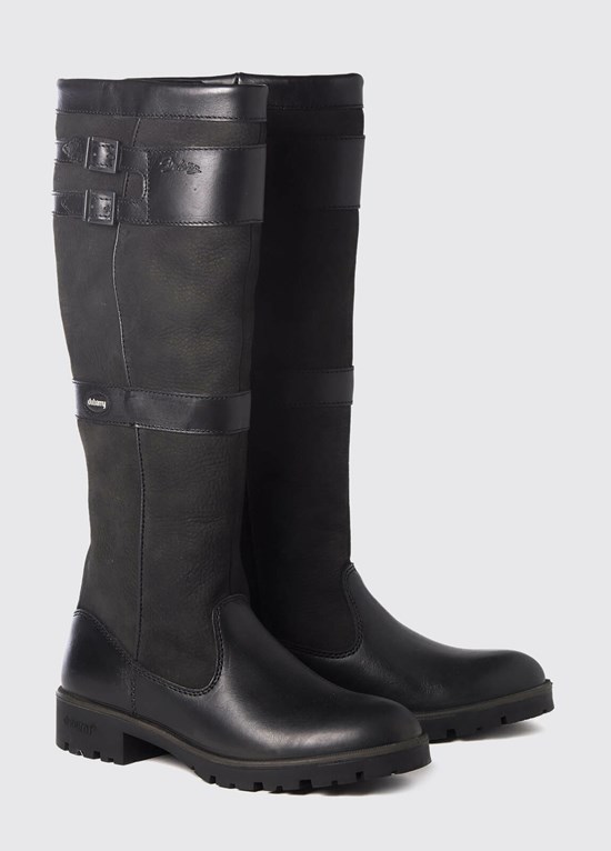 Bottes Voile Dubarry Longford Femme Noir | 682015VWH