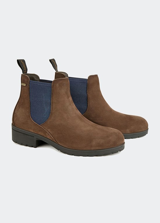 Bottes Voile Dubarry Waterford Femme Marron | 065287VOD