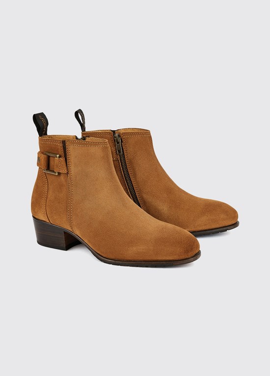 Bottines Chelsea Dubarry Dundalk Femme Marron | 096438NDM