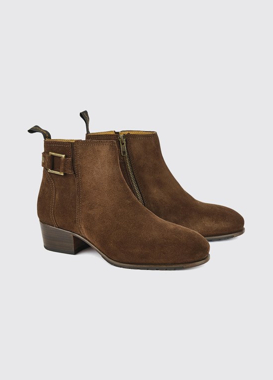 Bottines Chelsea Dubarry Dundalk Femme Marron | 630127QPC