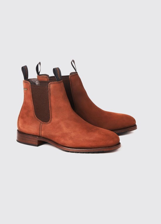 Bottines Chelsea Dubarry Kerry Cuir Soled Homme Marron | 307518ABK