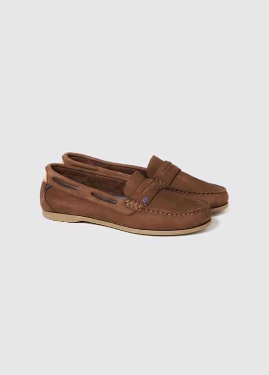 Chaussures Bateau Dubarry Belize Femme Marron | 732816LED