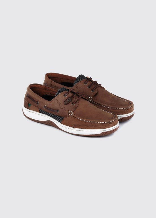 Chaussures Bateau Dubarry Regatta ExtraFit™ Homme Marron | 840192LEH