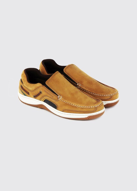 Chaussures Bateau Dubarry Yacht Loafer Homme Marron | 597081AED