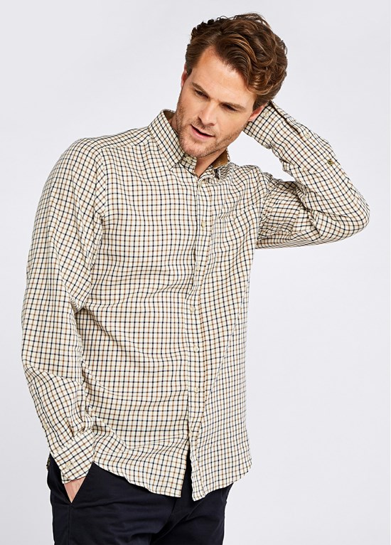 Chemises Dubarry Connell Tattersall Check Homme Doré | 406958QCP