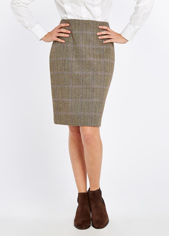 Jupe Dubarry Fern Tweed Femme Marron | 569042JXG