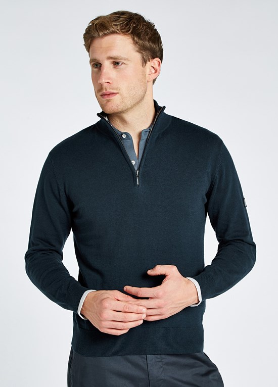 Knitwear Dubarry Villerstown Knit Homme Bleu Marine | 513786NEL