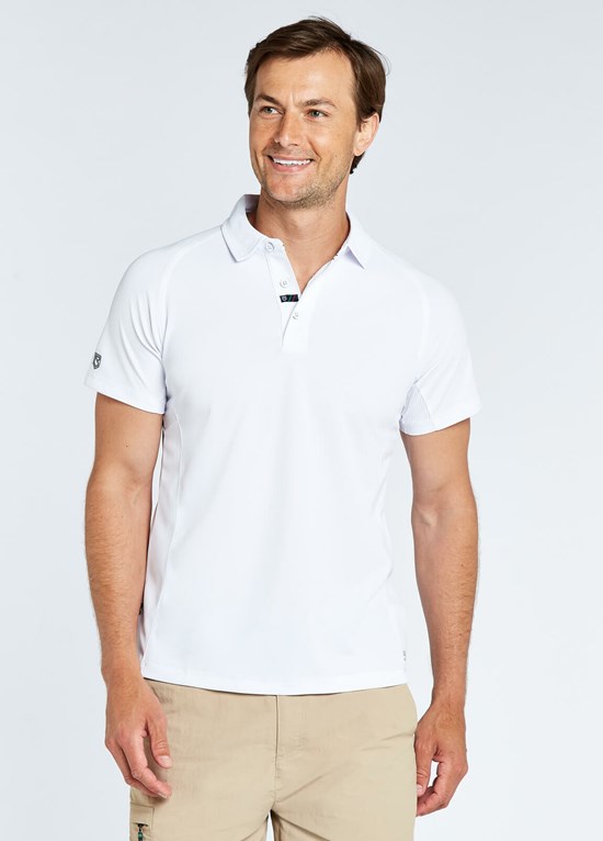 Polos Dubarry Menton Technical Homme Blanche | 740263QUL