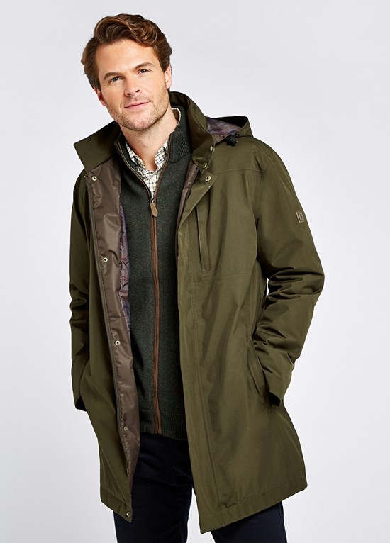 Vestes Dubarry Blackstairs Imperméables Homme Vert Olive | 867901LRP