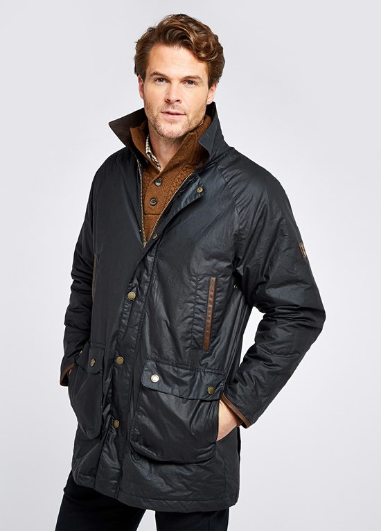 Vestes Dubarry Brunswick Wax Homme Bleu | 918250LDC