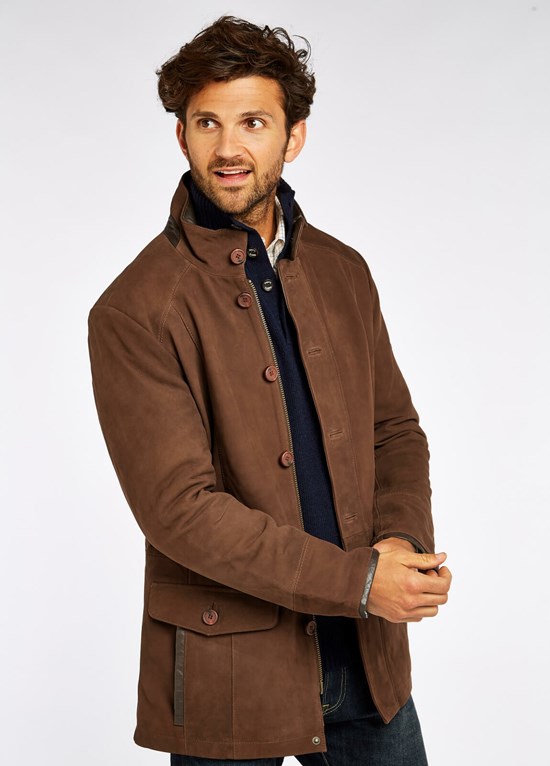 Vestes Dubarry Moore Cuir Homme Marron | 045387HTS