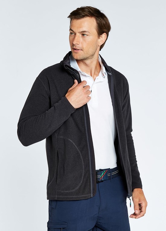 Vestes Dubarry Mustique Full-zip Fleece Homme Grise Foncé | 289354TEK