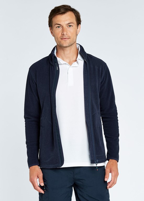 Vestes Dubarry Mustique Full-zip Fleece Homme Bleu Marine | 437281AKX